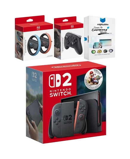 Игровая консоль Nintendo Switch 2 Mario Kart, Pro Controller, серый