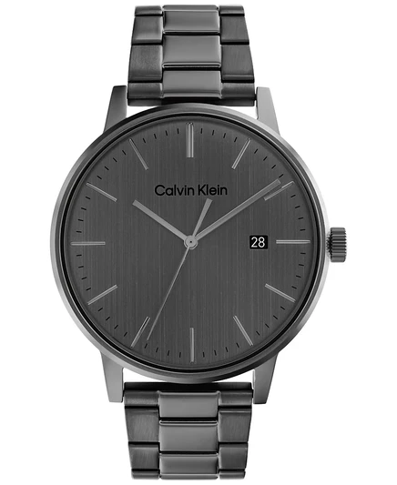 Calvin Klein Серые часы-браслет из нержавеющей стали 43 мм gray