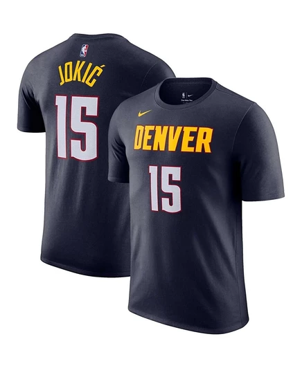 Мужская футболка Nike Nikola Jokic Nuggets Icon, синяя