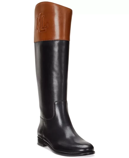  Женские сапоги для верховой езды Justine II black, deep saddle tan