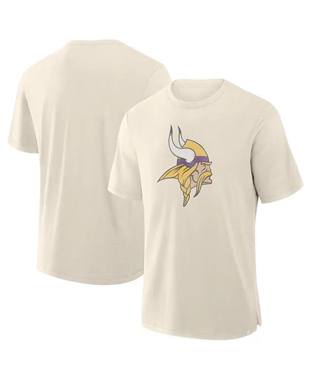 Мужская футболка Fanatics Minnesota Vikings slub, кремовая