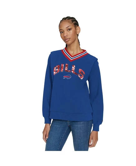 Женский пуловер Tommy Hilfiger Alice Buffalo Bills, синий
