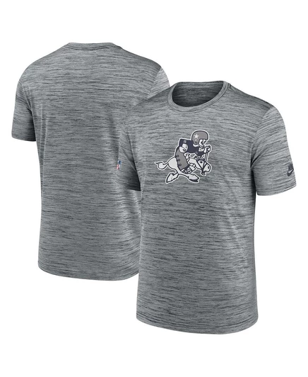 Мужская серая футболка Nike Dallas Cowboys 2024 Sideline Velocity Vintage Performance от Nike gray