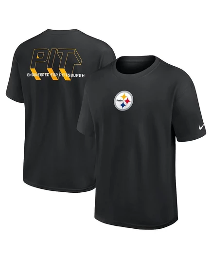 Мужская футболка Nike Max90 Pittsburgh Steelers, черная