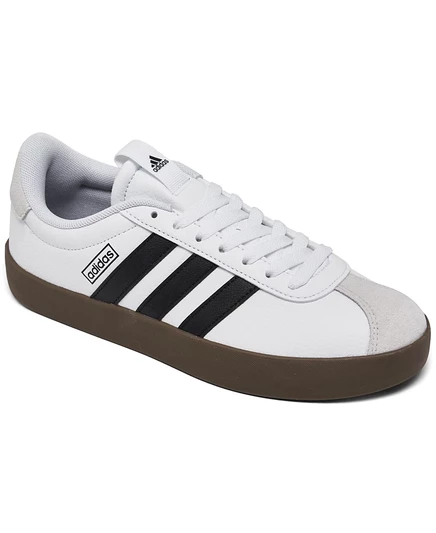 женские повседневные кроссовки adidas VL Court 3.0 от Finish Line белого цвета