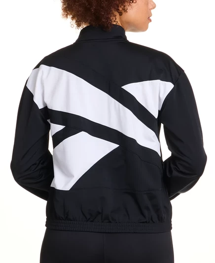 Женская спортивная куртка Reebok Tricot на молнии, черная