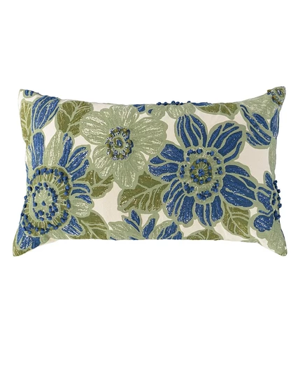 Декоративная подушка Rizzy Home Josephine 36×66см, синяя