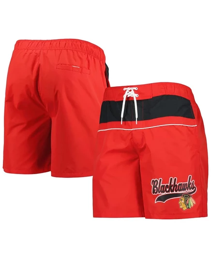Мужские шорты для плавания Starter Blackhawks, красные