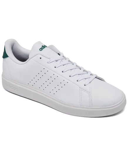 Белые кеды Adidas Men's Advantage 2.0 от Finish Line white/green