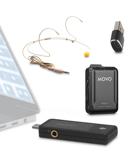 Беспроводной микрофон-гарнитура Movo WMX-1-UH USB-C