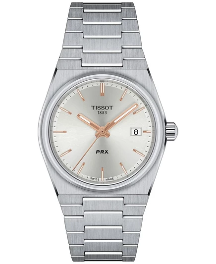 Часы Tissot PRX 35 мм из стали, серебристые