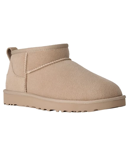 Женские ботинки Ugg Classic Ultra Mini, светло-серые