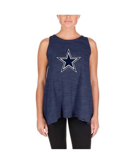 Женская майка New Era Dallas Cowboys для полных, темно-синяя