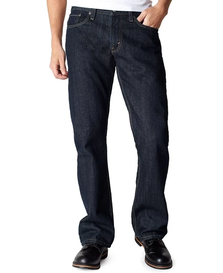 Мужские джинсы Levi's 527 Slim Bootcut Fit синего цвета