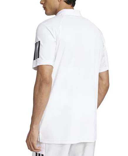 мужская футболка-поло adidas Club Tennis Climacool в 3 полосы white