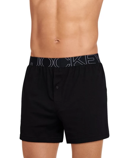 Мужские боксеры Jockey ActiveBlend®, впитывающие влагу, 5 дюймов black