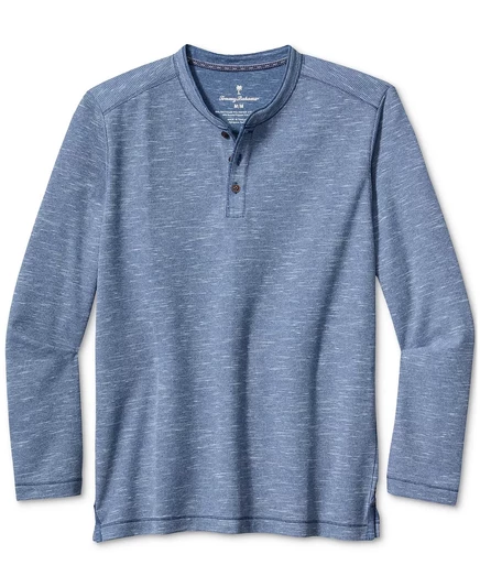  Мужская рубашка Morro Beach Henley dockside blue