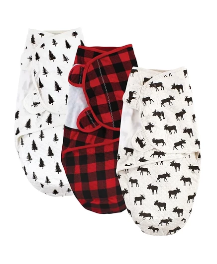 Пеленки для мальчиков Hudson Baby Hudson, 3 шт., красные