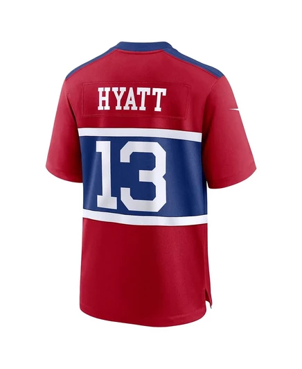 Мужское джерси Nike Jalin Hyatt Giants, красная