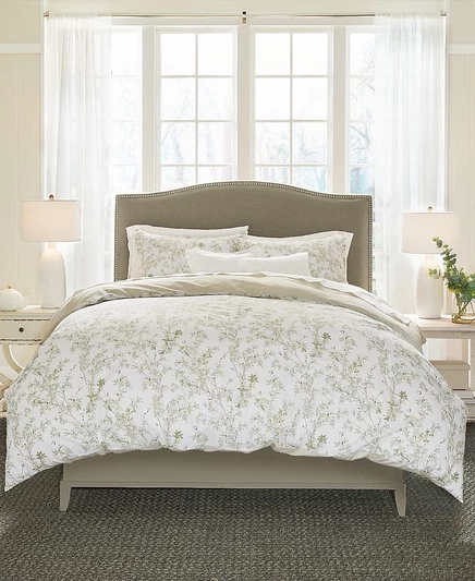 Двусторонний хлопковый пододеяльник Laura Ashley Lindy из хлопка, 2 шт. Комплект пододеяльников, два