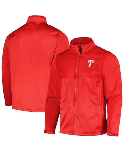 Мужская куртка Dunbrooke Explorer на молнии Philadelphia Phillies, красная