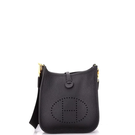 Женская сумка Pre-Owned HERMS TPM Evelyne III Clemence, черная