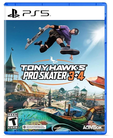 Игра microsoft tony hawk pro skater 3+4 для playstation 5, многоцветный