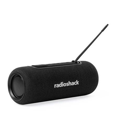 Портативная колонка RadioShack 8 Вт Bluetooth с RGB и FM, 1500 мА·ч, черная