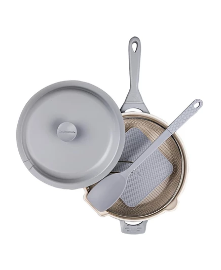 Сковорода Granitestone Zuka Everyday Pan 3,1 л, серая