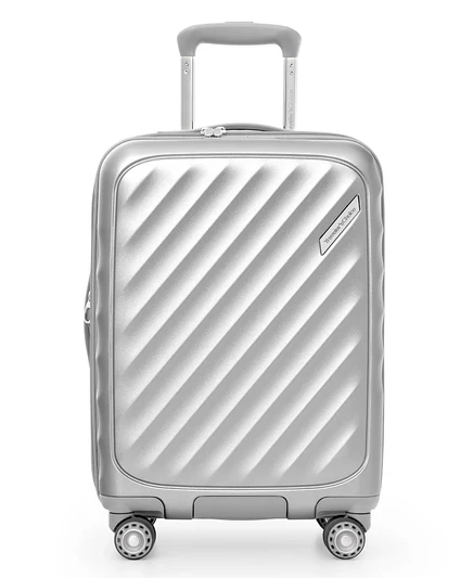 Чемодан Traveler's Choice Elm 21″ жесткий, серебристый