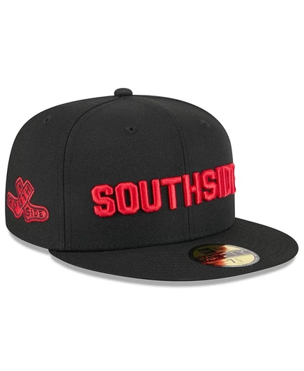 Мужская бейсболка New Era 59FIFTY Chicago White Sox, черная