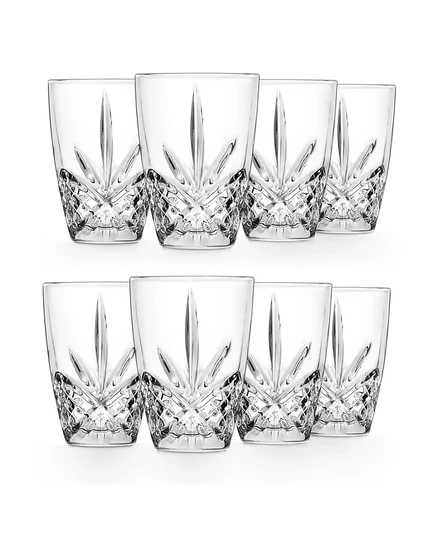 Хрустальный стакан для сока Godinger Dublin Crystal, набор из 8 белых бокалов