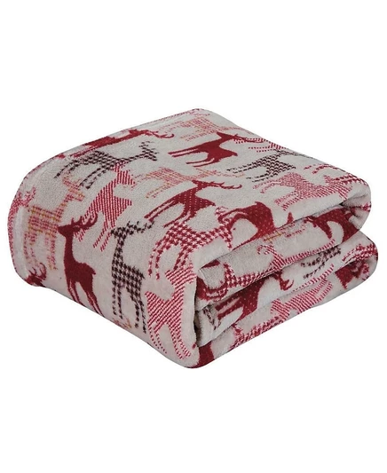 Плед Kate Aurora Christmas Plaid, 127×152 см, красный