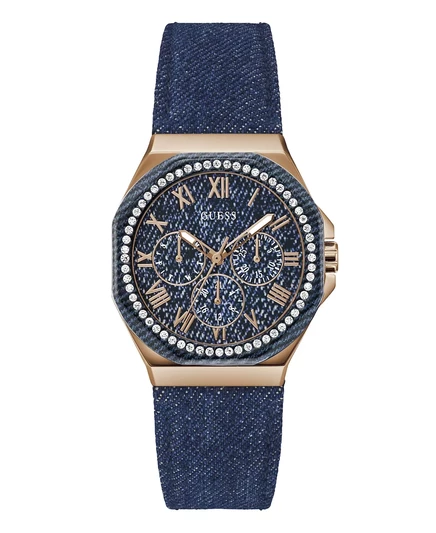  Женские многофункциональные синие джинсовые часы 36 мм blue