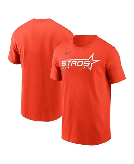 Мужская оранжевая футболка Nike Houston Astros 2025 City Connect с надписью Wordmark Performance от Nike orange