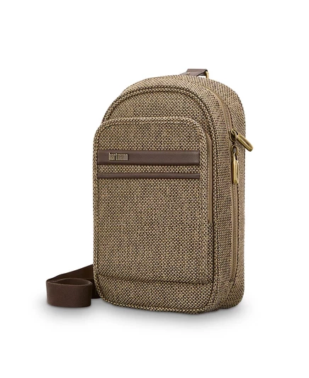 Сумка-слинг Hartmann Tweed, коричневая