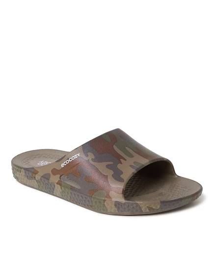 Мужские шлепанцы Dearfoams EcoCozy экологичные, мультицветные