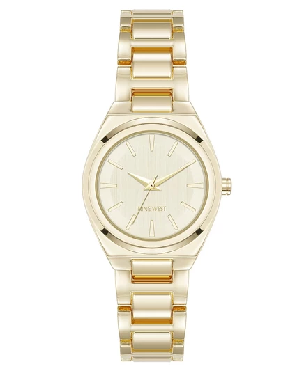 Женские кварцевые часы Nine West, 30 мм, золотистые