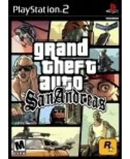 Видеоигра Rockstar Games Grand Theft Auto: San Andreas для PlayStation 2