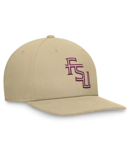 Nike Мужская шапка Nike Mens Gold от Florida State Seminoles Prime Time Pro SnapbackHat tan