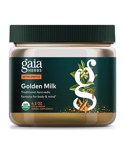 Пищевая добавка Gaia Herbs Golden Milk порошок, 122 г