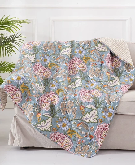 Плед Levtex Angelica стеганый, 127 × 152 см, разноцветный