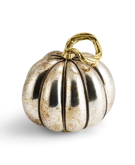 Фигурка Michael Aram Glass Pumpkin большая, золотистая