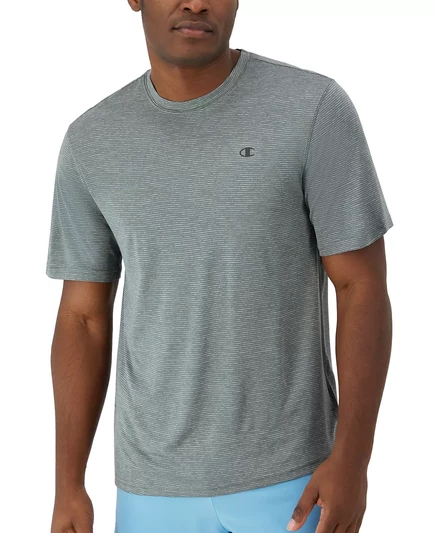  Мужская футболка стандартного покроя в полоску Performance T-Shirt   cool slate gray