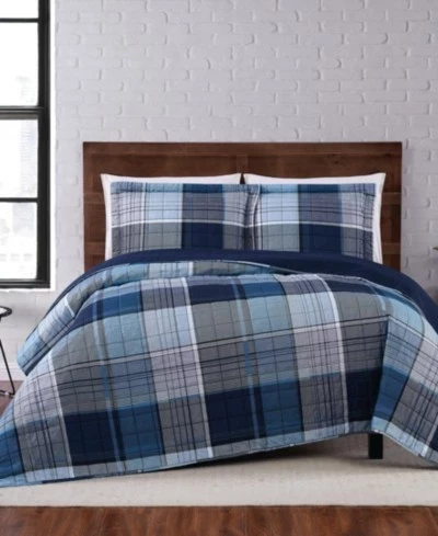 Комплект стеганого покрывала Truly Soft Trey Plaid