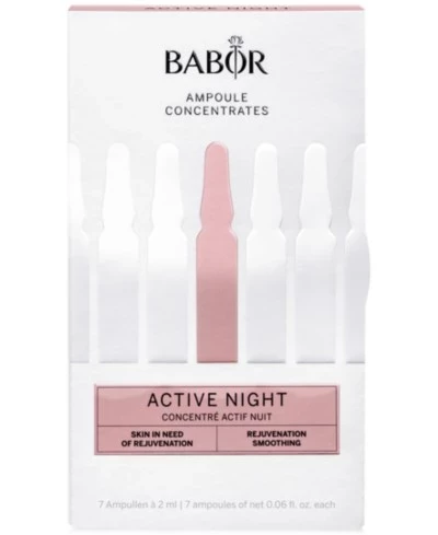 Ночная ампула BABOR Active Night Ampoule не содержит красителей