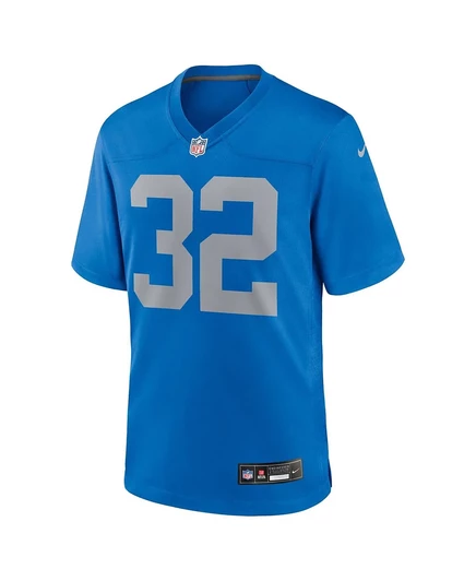 Мужская футболка Nike Brian Branch Blue Detroit Lions для альтернативной игры blue