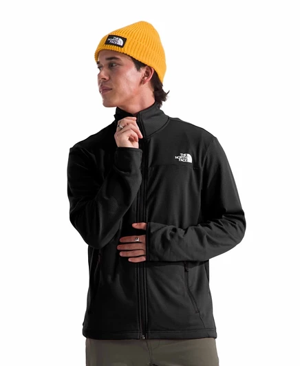 Мужская флисовая куртка на молнии The North Face Cedar Trail Grid black