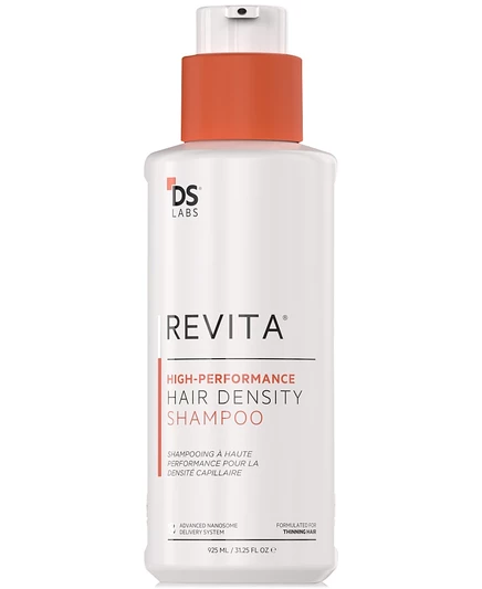 Высокоэффективный шампунь для придания густоты волосам DS Laboratories REVITA, 925 мл, не окрашивает волосы
