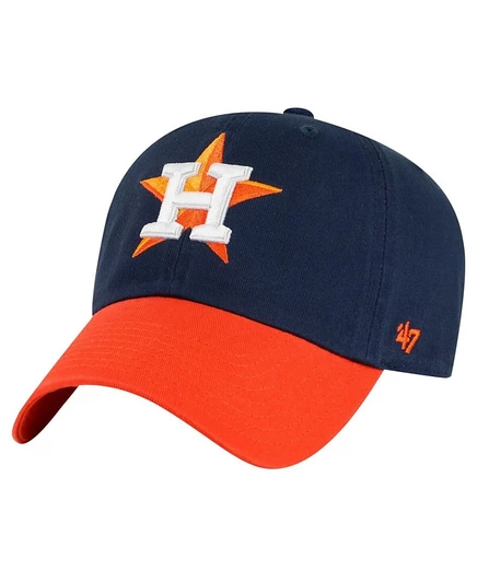Мужская кепка '47 Brand Clean Up Houston Astros, сине-оранжевая